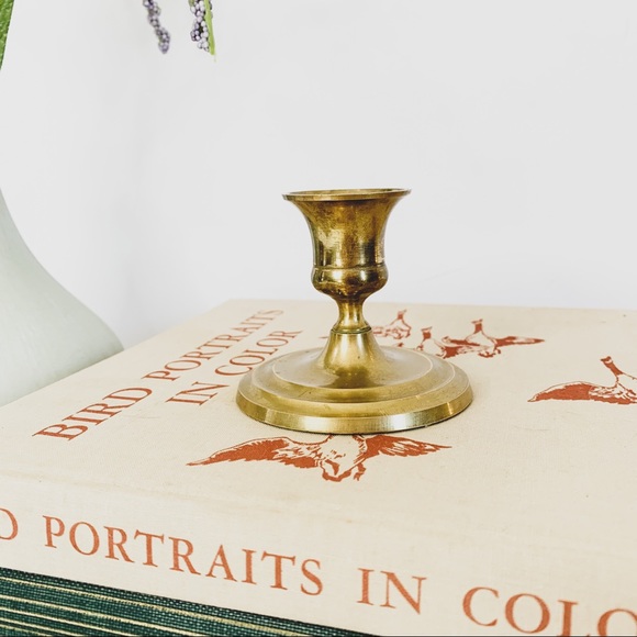 Vintage brass candlestick